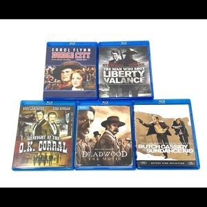 Set of 5 Western Movies (Blu-ray)